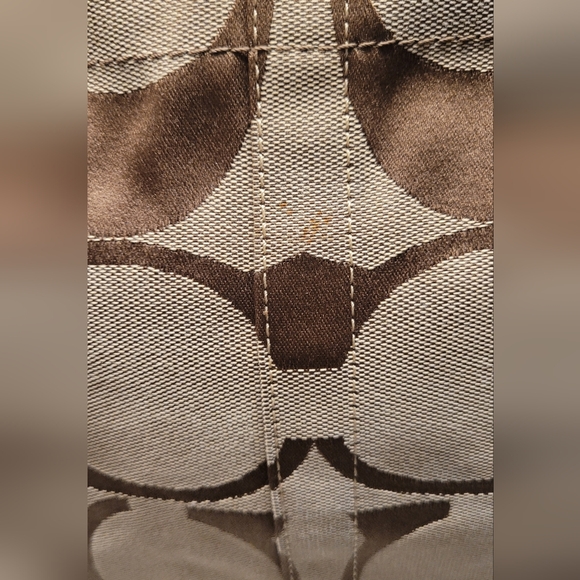 EUC Large Coach Carly Slouch Bag Purse Brown Signature Cs Print 2007 - Picture 13 of 13